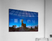 Milky Way over Balanced Rock in Arches National Park  Acrylic Print