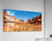 Park Avenue in Arches National Park panoramic  Acrylic Print
