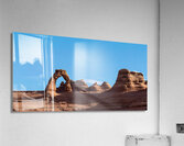Delicate Arch in Arches National Park panoramic  Acrylic Print