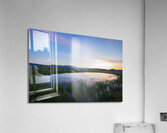 Camas Prairie Centennial Marsh in Idaho at sunrise  Acrylic Print
