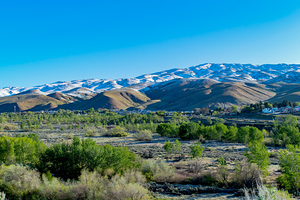 Boise foothills morning view