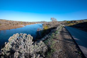 Boise River Greenbelt morning view