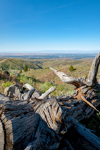 View of Boise Idaho from 5000 feet elevation