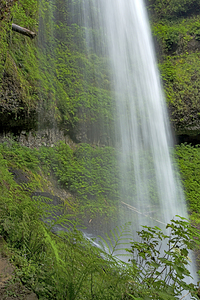 Middle North Falls in the Cascade Mountains Oregon