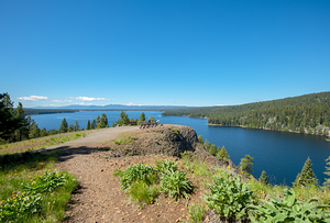 Osprey Point viewpoint at Ponderosa State Park Idaho
