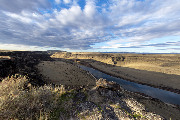 Sunrise arrives at the Snake River Canyon 0943.jp by Nature Photo Northwest