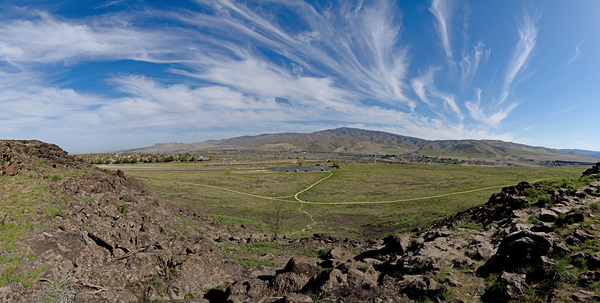 Oregon Trail Recreation Area view towards Boise by Nature Photo Northwest