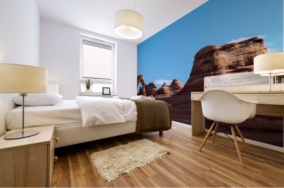 Delicate Arch in Arches National Park large panoramic  Mural print