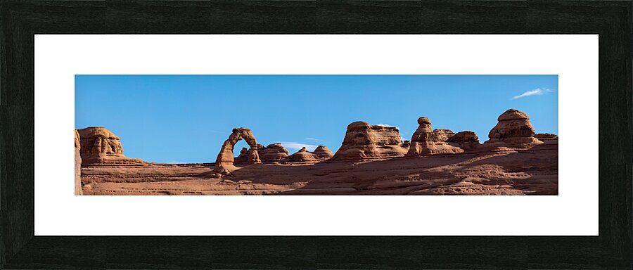 Delicate Arch in Arches National Park large panoramic   Framed Print Print