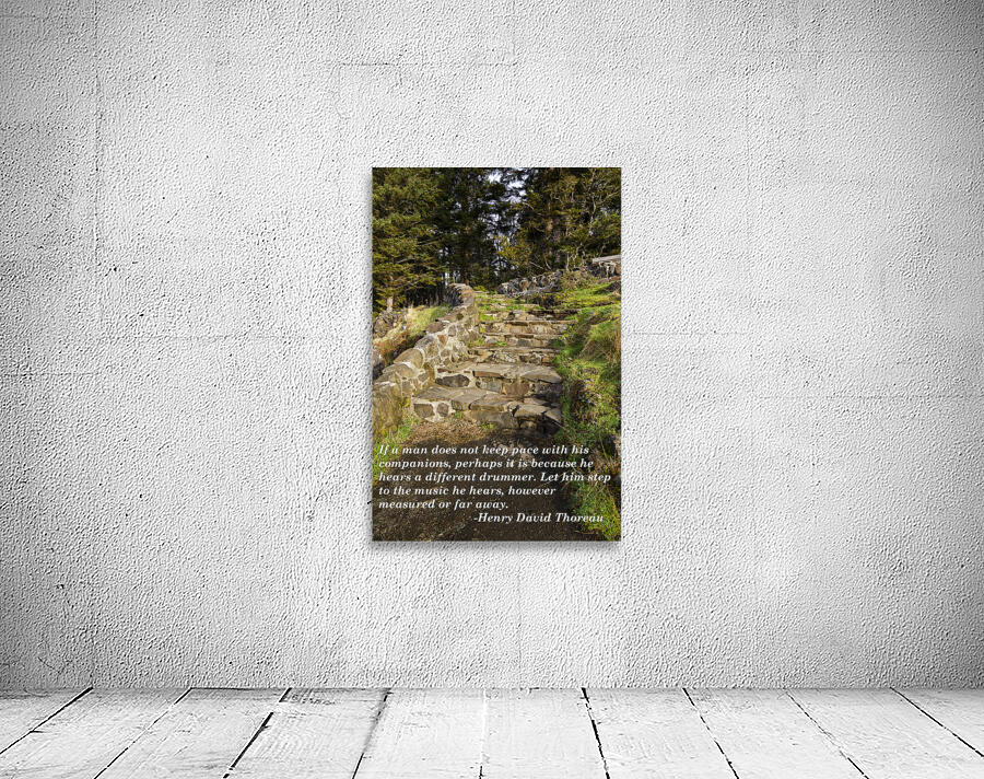  Thoreau poster drummer quote by Nature Photo Northwest