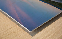 Camas Prairie Centennial Marsh in Idaho at sunrise Wood print